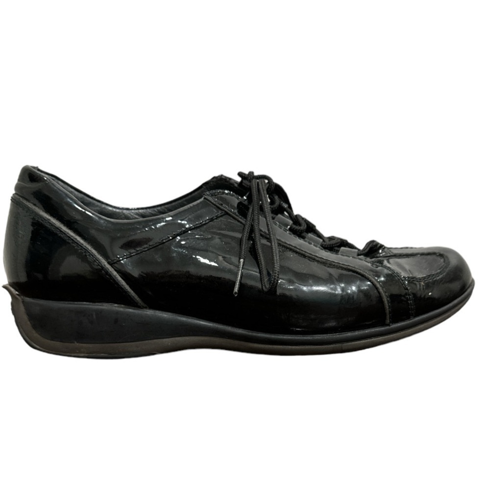 Stuart Weitzman Patent Leather Sneakers Black Size 8
